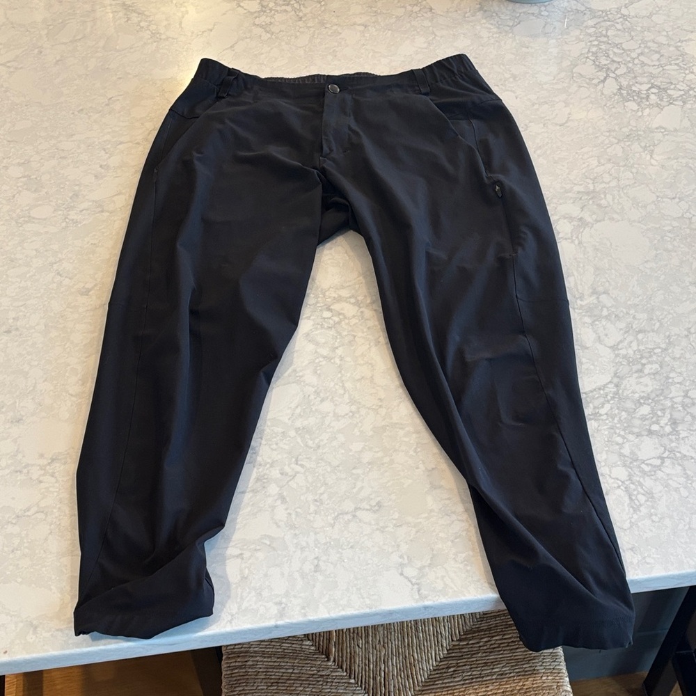 lululemon athletica men’s abc jogger trousers black size 34
